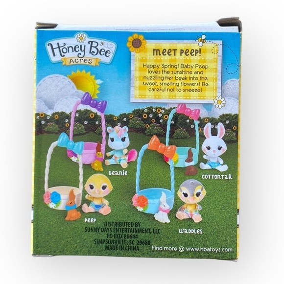 Honey Bee Acres Baby Peep Yellow Chick Mini Figure Easter 2023 Toy NEW - Picture 2 of 3